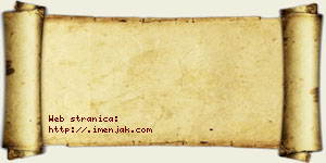 Jovana Arunović vizit kartica